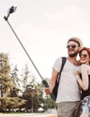 71" Phone Tripod & Selfie Stick,QIRITA Integrated Extendable Quadrapod for Smartphone, Stability on Four Axes, Portable Travel Tripod Stand with Remote Control for iPhone, Android, Camera&GoPro - 7