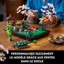 LEGO 10315 Icons Tranquil Garden, Botanical Zen Garden Kit for Adults with Lotus Flowers, Customisable Desk Decoration, Inspired by Japanese Traditions, Mindful Gardening Gift for Women, Men - 4