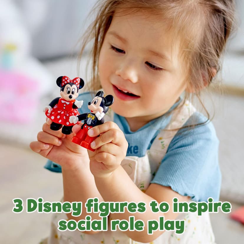 LEGO DUPLO | Disney Mickey & Minnie Birthday Train Toy for 2+ Year Old Girls & Boys - Educational Toys for Toddlers with Number Bricks & 3 Figures - Gift Idea - 10941 - 5