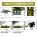 Kalawen Adjustable Glass Bottle Cutter Kit DIY Tool, Stainless Steel Cutting Machine Set for Wine, Beer, Liquor, Whiskey, Alcohol, Champagne, Soda Round Bottles - 7