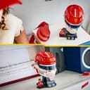 LEGO Editions Scuderia Ferrari HP Charles Leclerc Helmet - F1 Merchandise - Display Model Kit w/Collectible Minifigure - Gift for 14+ Year Old Boys & Adult Motorsport Fans - 43014 - 6