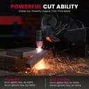 bestarc Plasma Cutter, Pilot Arc [Air Sensor Technology] 110/220V BTC500DP 10th Generation, 50Amps Screen Display Digital Plasma Cutting Machine (BTC500DP 10GEN 110/220V) - 5