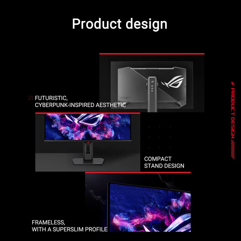 ASUS ROG Strix OLED XG27AQDMES gaming monitor ― 27-inch (26.5-inch viewable) 1440p 240 Hz, 0.03ms, Care Pro, ELMB, G-SYNC® compatible, 99% DCI-P3, and DisplayWidget Center - 7