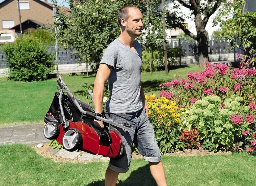 Einhell Scarificateur électrique GE-SA 1640 (1600 W, Largeur de Travail 40 cm, Grand bac de ramassage de 48 l, Surface conseillée 800 m²) - 3