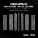 CORSAIR VENGEANCE DDR5 RAM 32GB (2x16GB) Up to 6400MHz CL32 AMD EXPO Intel XMP iCUE Compatible Computer Memory – Grey (CMK32GX5M2B6400Z32) - 2
