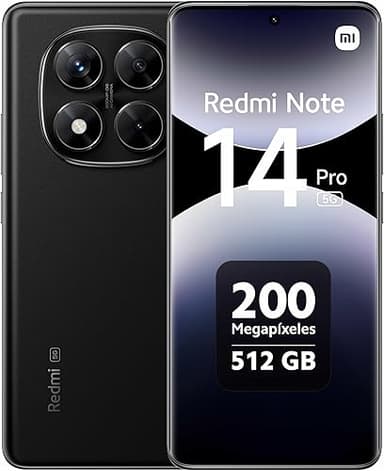 XIAOMI Smartphone Redmi Note 14 Pro 5G,12+512GB,Noir,Camé…
