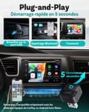 Ottocast Mini Pico 2026 Wireless CarPlay & Android Auto Adapter, WiFi 6 & Bluetooth 5.4, Mini Plug & Play USB Dongle, Wired to Wireless, Auto Reconnect, OTA Upgrade - 5