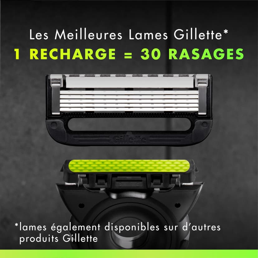 Gillette Labs Champion Gold Edition Men's Wet Razor with Cleaning Element - Includes 1 Handpiece, 1 Spare Blades, and Wall Mount for Easy Bathroom Storage - 2