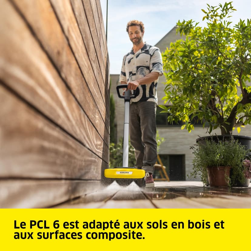Kärcher Patio Cleaner PCL 6, Max. pressure 10 bar, Water flow max. 180 l/h, Working width 300 mm, Brush rotation: 600-800 rpm, For Wood, Composite Surfaces, Stone Slabs - 5