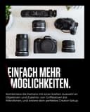 Canon EOS R50 Appareil Photo Hybride + Objectif RF-S 18-45mm is STM - Appareil Photo numérique avec autofocus + détection de scène et des Visages, Animaux véhicules Vidéo 4k, 15 Images par Sec - Noir - 6