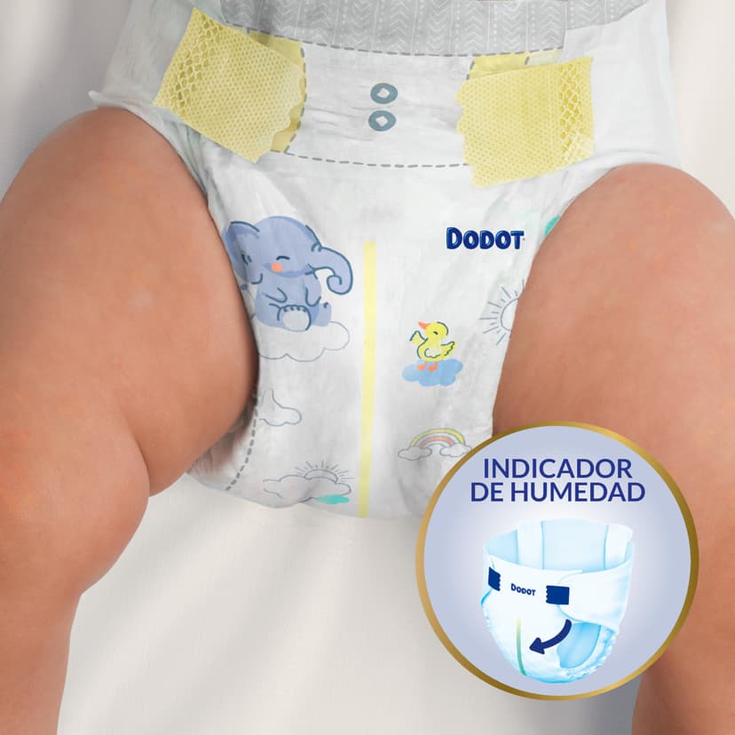 Dodot Sensitive Baby Diapers Size 3 (6-10 kg), 224 Diapers + 1 Pack of 48 Free Wipes, Optimal Dodot Skin Protection, Monthly Pack, 224 Count (Pack of 1) - 9
