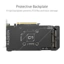 ASUS DUAL RX7600 EVO OC, 8GB DDR6, HDMI, 3 DP, 2715MHz Clock, Overclocked - 4