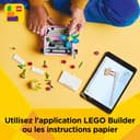 LEGO Creator 3-en-1 La Machine à Écrire avec des Fleurs - Jouet de Construction Se Transformant en Maquette de Keytar ou en Pot de Fleurs - Cadeau d'anniversaire Original Fille ou Garçon 8 Ans 31169 - 6