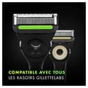 Gillette Labs Lames de Rasoir Homme Pack de 9 – Recharges Compatibles avec les Manches de la Série, en Acier Inoxydable, Cartouches Plus Durables, 1 Rechange Jusqu’à 30 Rasages - 5