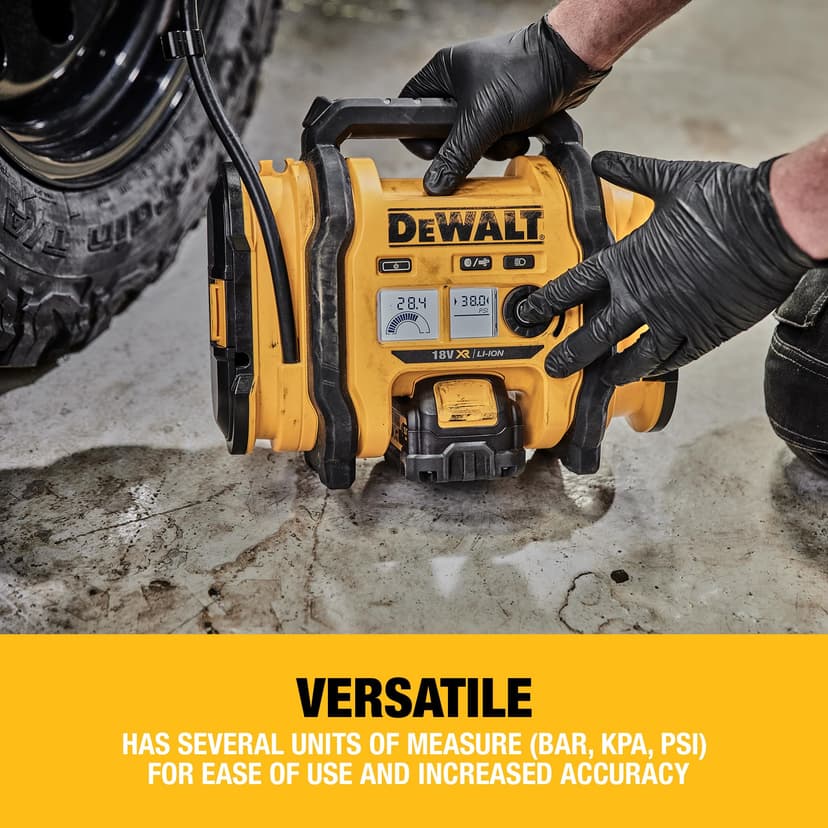DEWALT 18V XR Inflator, Tool only, DCC018N-XJ - 8
