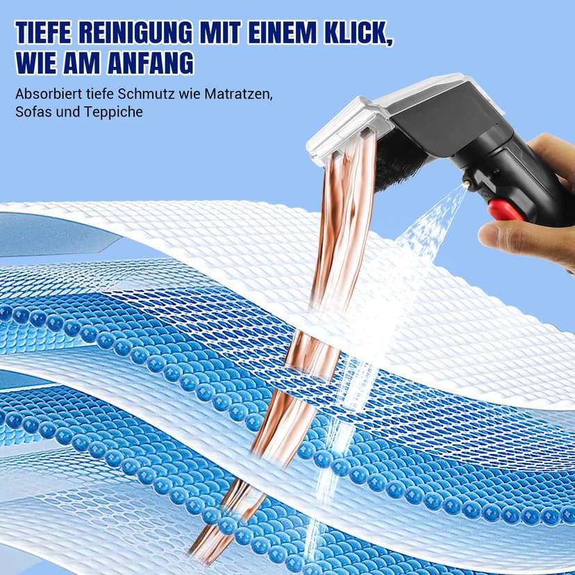 Nettoyeur de taches 5000 W (ouragan) – Aspirateur à main humide pour voiture, canapé, coussins, tapis, escaliers - 3