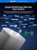 Tenda 5G06-5G NR Router with Dual SIM, 5G/4G LTE Router Wi-Fi 6 AX3000, 2.5G Port, Plug & Play, Supports up to 160 Devices, Child Lock, WPA3, Alexa, Mesh WiFi+ - 7