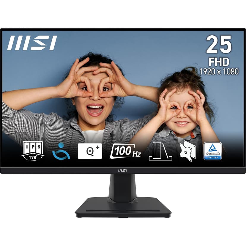 MSI PRO MP252 24.5 Inch Full HD Office Monitor - 1920 x 1… - 1