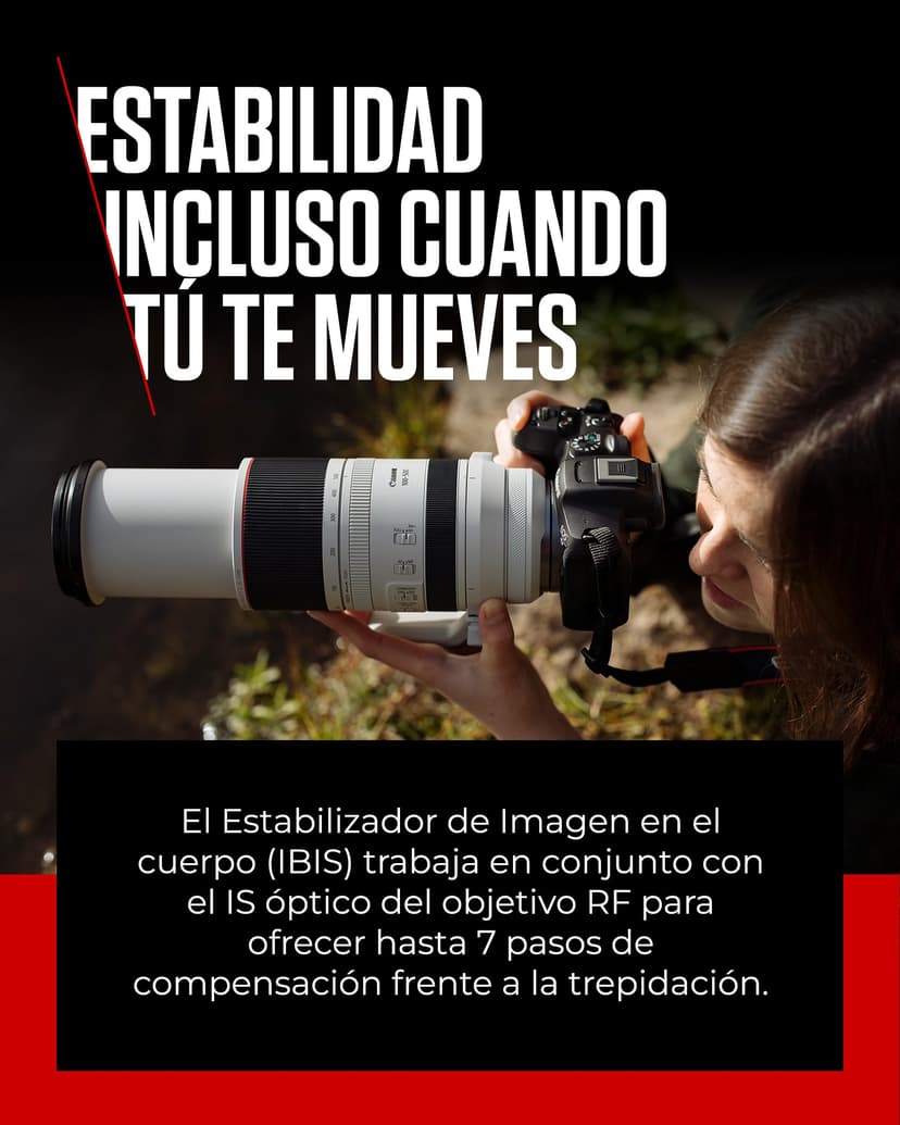 Canon EOS R7 (Boîtier) - Appareil Photo Hybride - Capteur APS-C 32,5 MP, Autofocus CMOS Dual Pixel II - Appareil Photo Numérique 4K 60p, Prise de Vue en Continu Jusqu’à 15 ips - Bluetooth, Wi-Fi, WLAN - 5