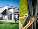 Leifheit LinoProtect 400 DL; 40m Rotary clothes line with integrated waterproof cover to keep laundry dry - even when it rains; 2.94m turning diameter, Easy pull-open, Non-rust, lightweight aluminium - 7