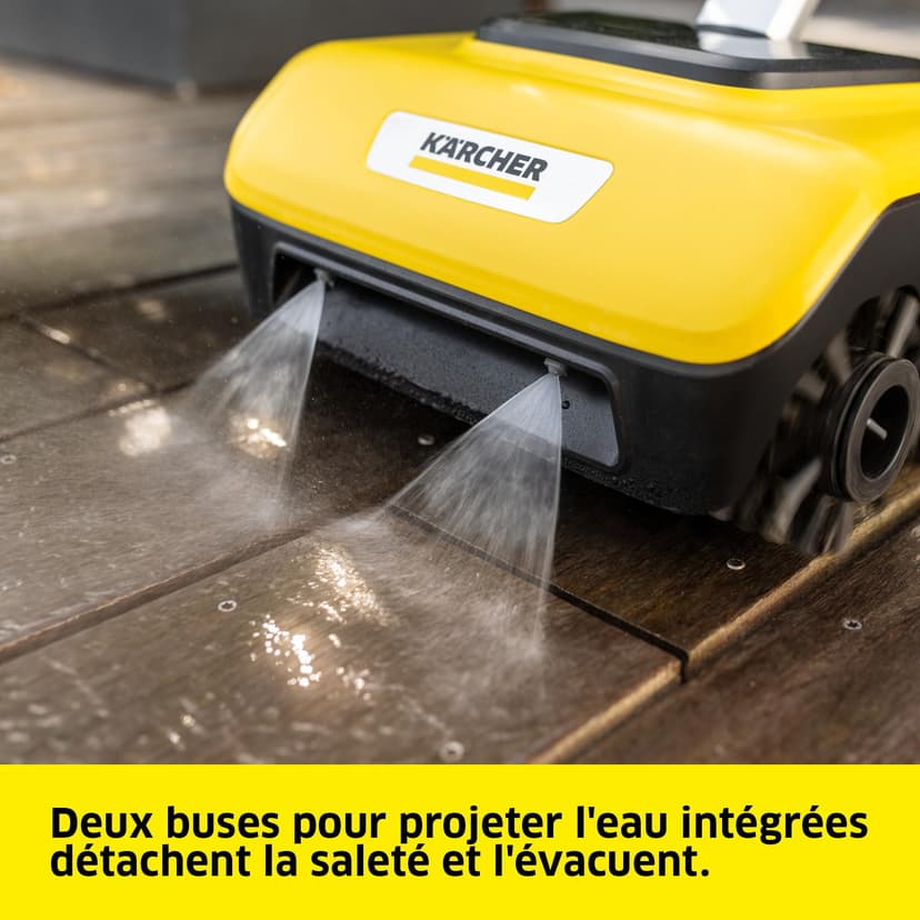 Kärcher Patio Cleaner PCL 6, Max. pressure 10 bar, Water flow max. 180 l/h, Working width 300 mm, Brush rotation: 600-800 rpm, For Wood, Composite Surfaces, Stone Slabs - 4