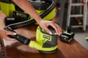 RYOBI - Ponceuse Excentrique Sans Fil 18V ONE+ RROS18-0 – Plateau Ø125 mm, Collecteur de Poussière, Mouvements Orbitaux Puissants – Finition Bois, Peinture, Métal – Batterie Non Incluse - 6