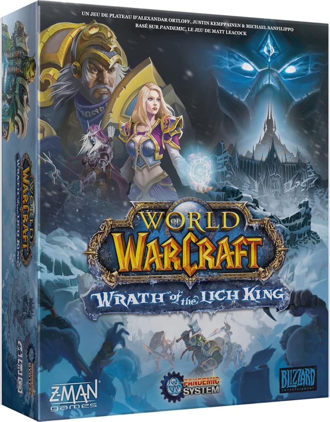 PANDEMIC Z-Man Games, World of Warcraft: Wrath of the Lich King - System, Co-op Game, Age: 14+, 1-5 Players, 60 Minutes ZMGWLK01FR Multicoloured