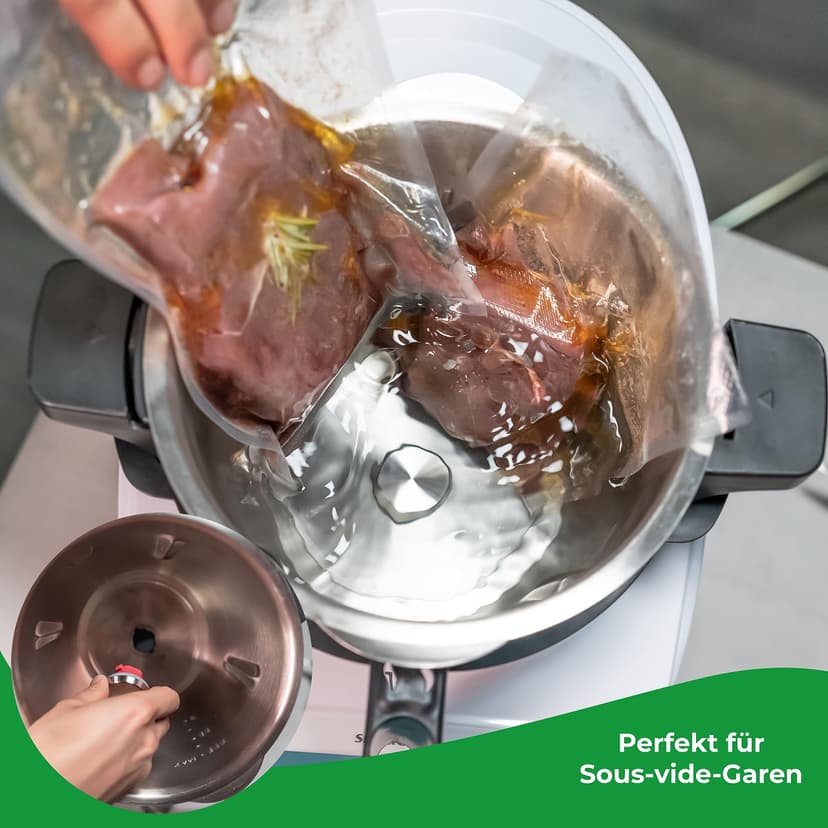 Wundermix - WunderCap® cache-lame pour robot de cuisine Monsieur Cuisine (Connect, Trend, Smart) • Accessoire révolutionnaire pour cuisson sans lame • Accessoire Wundermix - 2