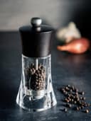 PEUGEOT - Moulin à Poivre Oléron 14 cm - Réglage Classique - En Bois Labellisé PEFC Et Acryl - Fabrication Française - Coloris Chocolat Et Transparent - 7