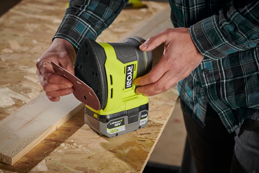 Ryobi R18PS-0 18V ONE+ Cordless Corner Palm Sander (Body Only), One Size - 6
