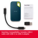 SANDISK Extreme Portable SSD 8TB (up to 1050 MB/s Read, 1,000MB/s Write, USB-C, NVMe Solid State Performance, IP65 Rated for dust and Water Resistance, Updated Firmware) Monterey - 3
