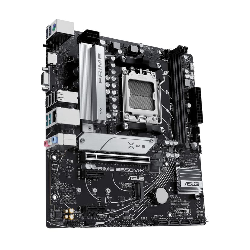 Asus PRIME B650M-K, AMD B650, AM5, Micro ATX, 2 DDR5, VGA, HDMI, 2.5G LAN, PCIe4, 2x M.2 - 6