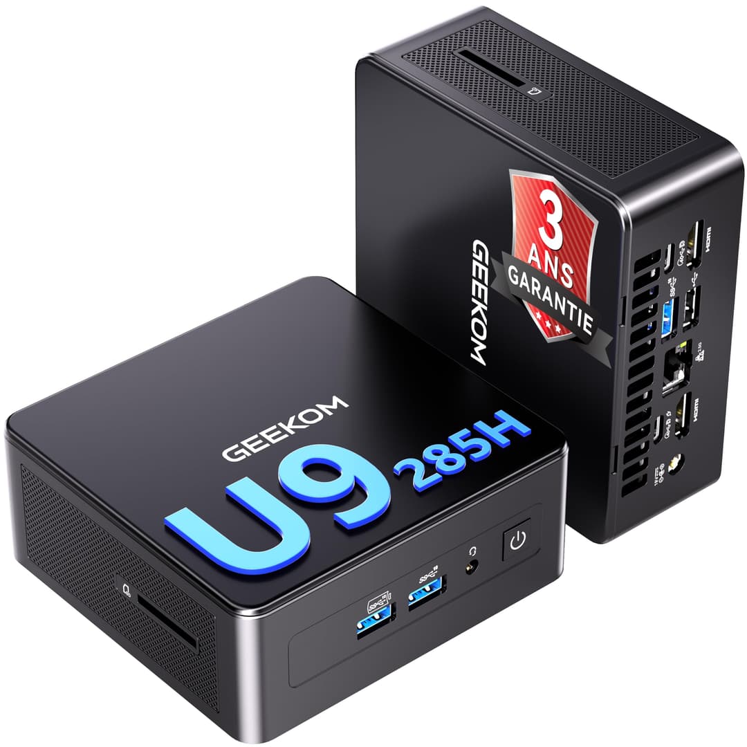 GEEKOM IT15 Mini PC IA Le Plus Puissant avec Intel Core U…