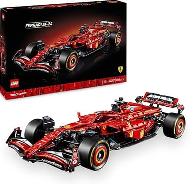 LEGO Technic Ferrari SF-24 F1 Car Model - Collectible For…