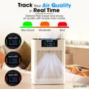 SereneLife Air Purifier for Large Room upto 100m² – HEPA Filter for Pets Dust Odor, Better Sleep, Allergies and Smoke, Smart WiFi App Control, Quiet Sleep Mode for Bedroom and Home Office (White) - 4