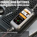 MOTOPOWER MP00205A 12V 800mA Fully Automatic Battery Charger/Maintainer for Cars, Motorcycles, ATVs, RVs, Powersports, Boat and More. Smart, Compact and Eco Friendly - 2