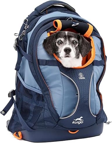 Kurgo G-Train Dog Carrier Backpack - Comfortable Travel B…
