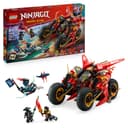 LEGO NINJAGO Ninja Combat Vehicle - Transforms into 2 Ninja Motorbikes & a Jet Plane Toy - 6 Minifigures incl. Kai & Cole - Dragons Rising Birthday Gift for 8+ Year Old Boys - 71844 - 1