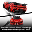 LEGO Speed Champions Ferrari SF90 XX Stradale Sports Car Toy - Model Kit w/a Collectible Driver Minifigure - Birthday Gift Idea for 9+ Year Old Boys & Motorsport Fans - 77254 - 3
