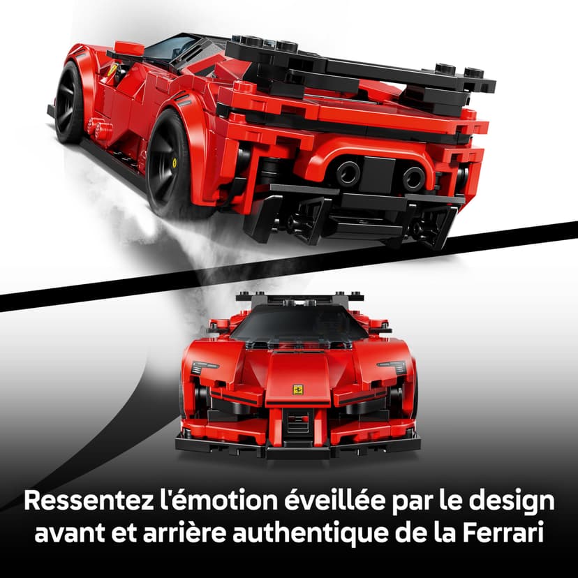 LEGO Speed Champions Ferrari SF90 XX Stradale Sports Car Toy - Model Kit w/a Collectible Driver Minifigure - Birthday Gift Idea for 9+ Year Old Boys & Motorsport Fans - 77254 - 3