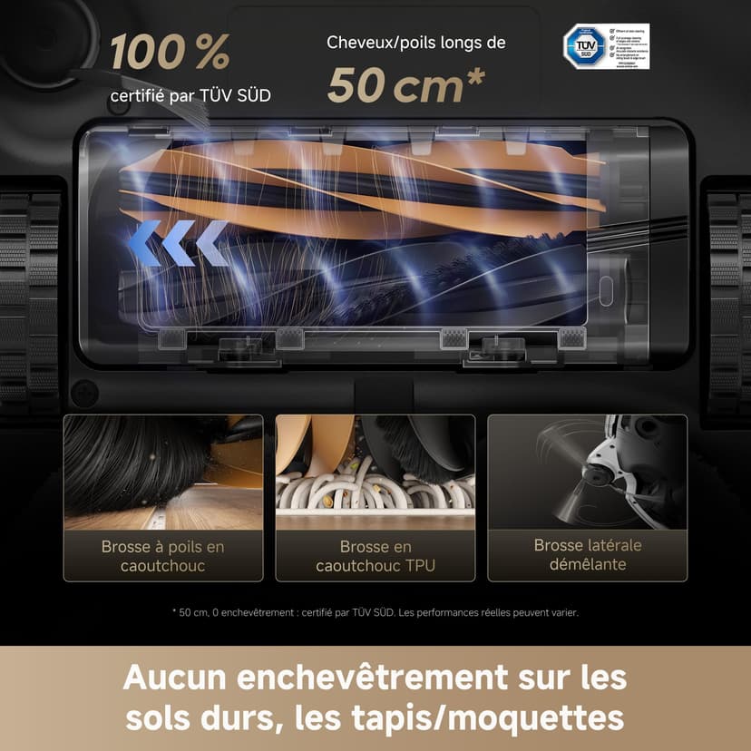 DREAME Matrix10 Ultra Robot Vacuum and Mop, Multi Mop Change, 8 cm Obstacle Bridge, 30,000 Pa, Auto Empty/Refill, Self-Cleaning, 100% Detangle,240> Obstacle Avoidance, Voice Control - 8