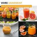 Westmark Presse-Orange/Citron/lemon avec Récipient, Diamètre : 18,7 cm, Capacité : 0,5 L, Plastique, Limetta, Bleu, B0CLGWVPZV - 8