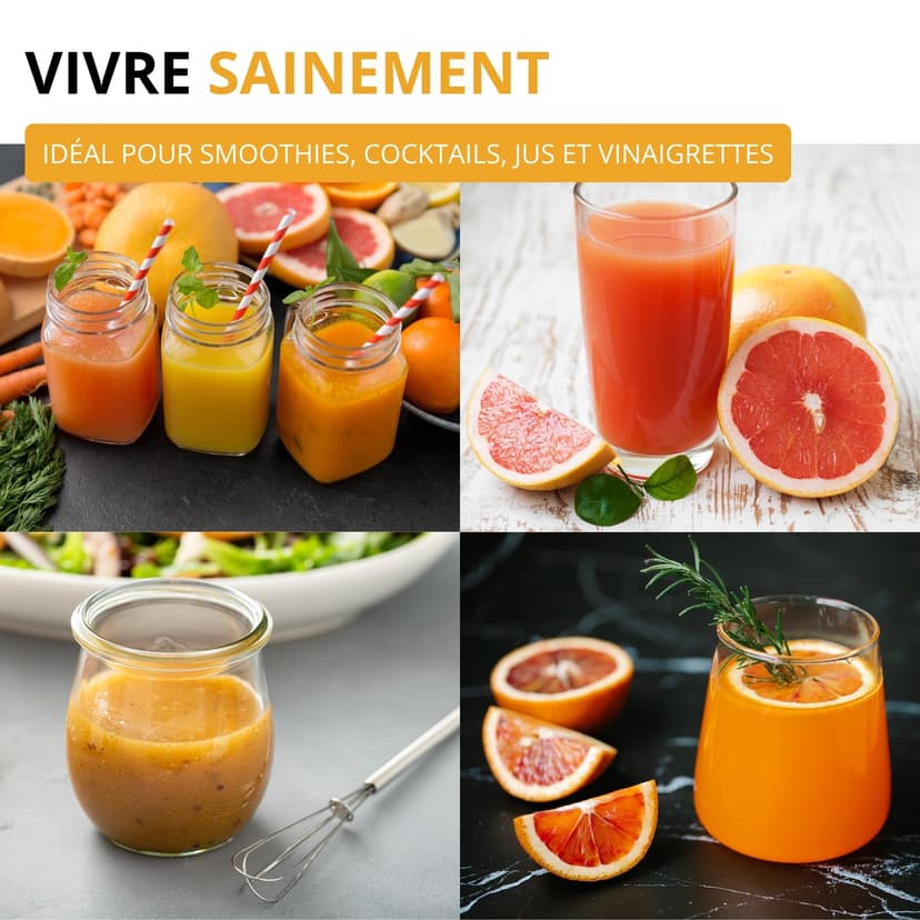 Westmark Presse-Orange/Citron/lemon avec Récipient, Diamètre : 18,7 cm, Capacité : 0,5 L, Plastique, Limetta, Bleu, B0CLGWVPZV - 8