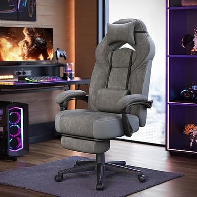 SONGMICS Gaming Chair, Office Computer Chair, Ergonomic D…
