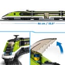 LEGO City Express Passenger Train Set - incl. a Remote Controlled Train Toy with Working Headlights, 2 Coaches, 24 Track Pieces & 6 Minifigures - Gift for 7+ Year Old Boys & Girls - 60337 - 3