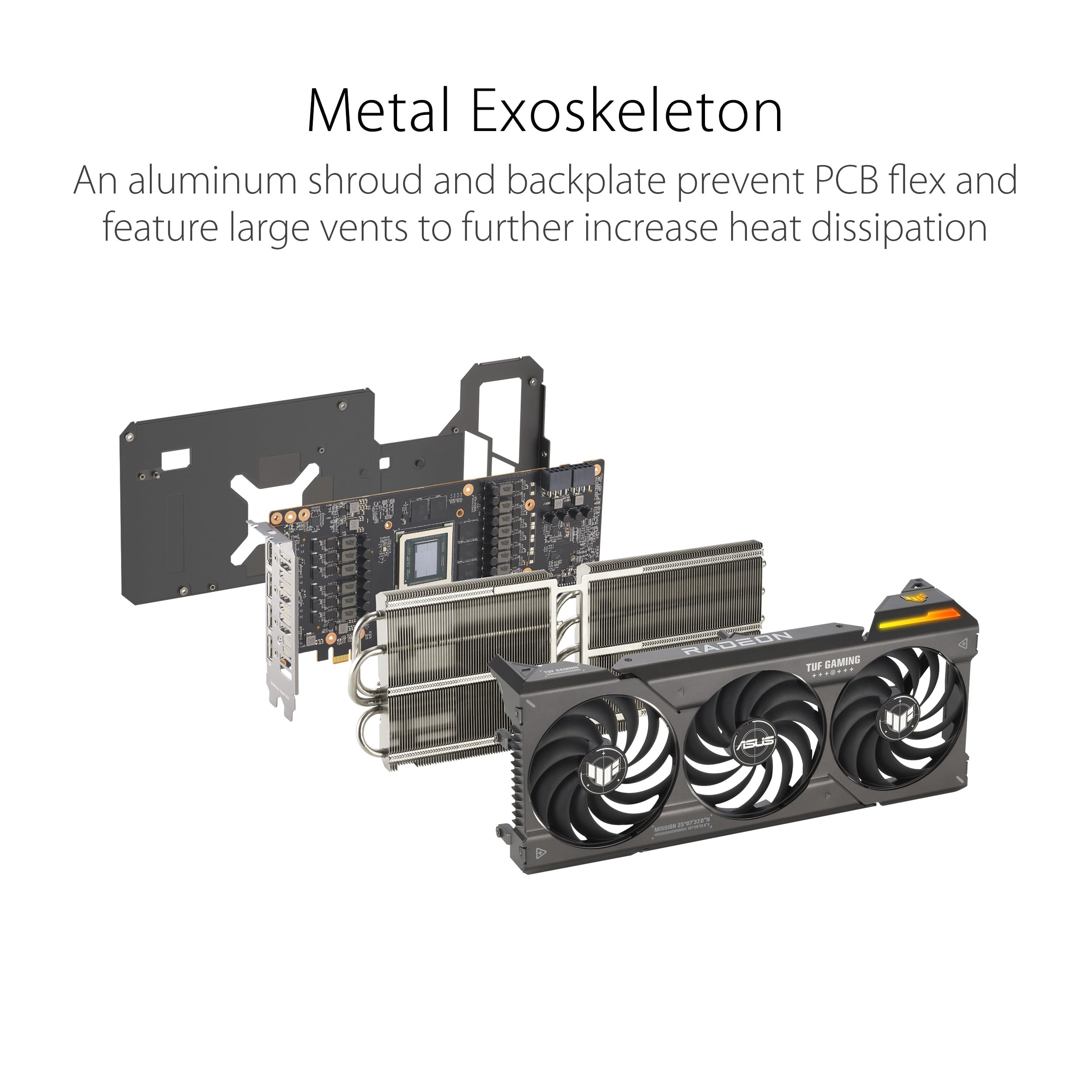 ASUS TUF Gaming TUF-RX7800XT-O16G-GAMING AMD Radeon RX 7800 XT 16 Go GDDR6 - 6