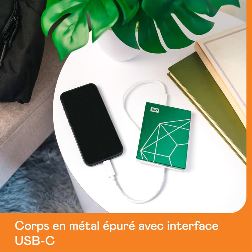 WD My Passport Ultra 6 To, Stockage externe portable, Disque dur externe, Logiciel avec défense contre les ransomwares, sauvegarde et protection par mot de passe - Edition 20e anniversaire - Emeraude - 2