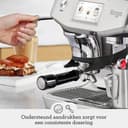 Sage - The Barista Touch Impress - Coffee Maker from Bean to Cup with Grinder, Milk Frother and Cold Brew Function - Almond Nougat - 3