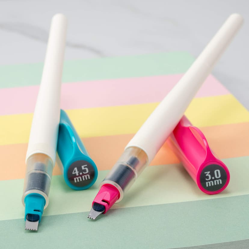 Pilot Parallel Lot de 6 stylos de calligraphie, tailles et couleurs assorties (12722) - 4
