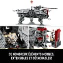 LEGO Star Wars 75337 AT-TE Walker Building Toy with 3 212th Clone Trooper Minifigures, plus Dwarf Spider & Battle Droid Figures - Gift for 9+ Year Old Boys & Revenge of the Sith Fans - 3